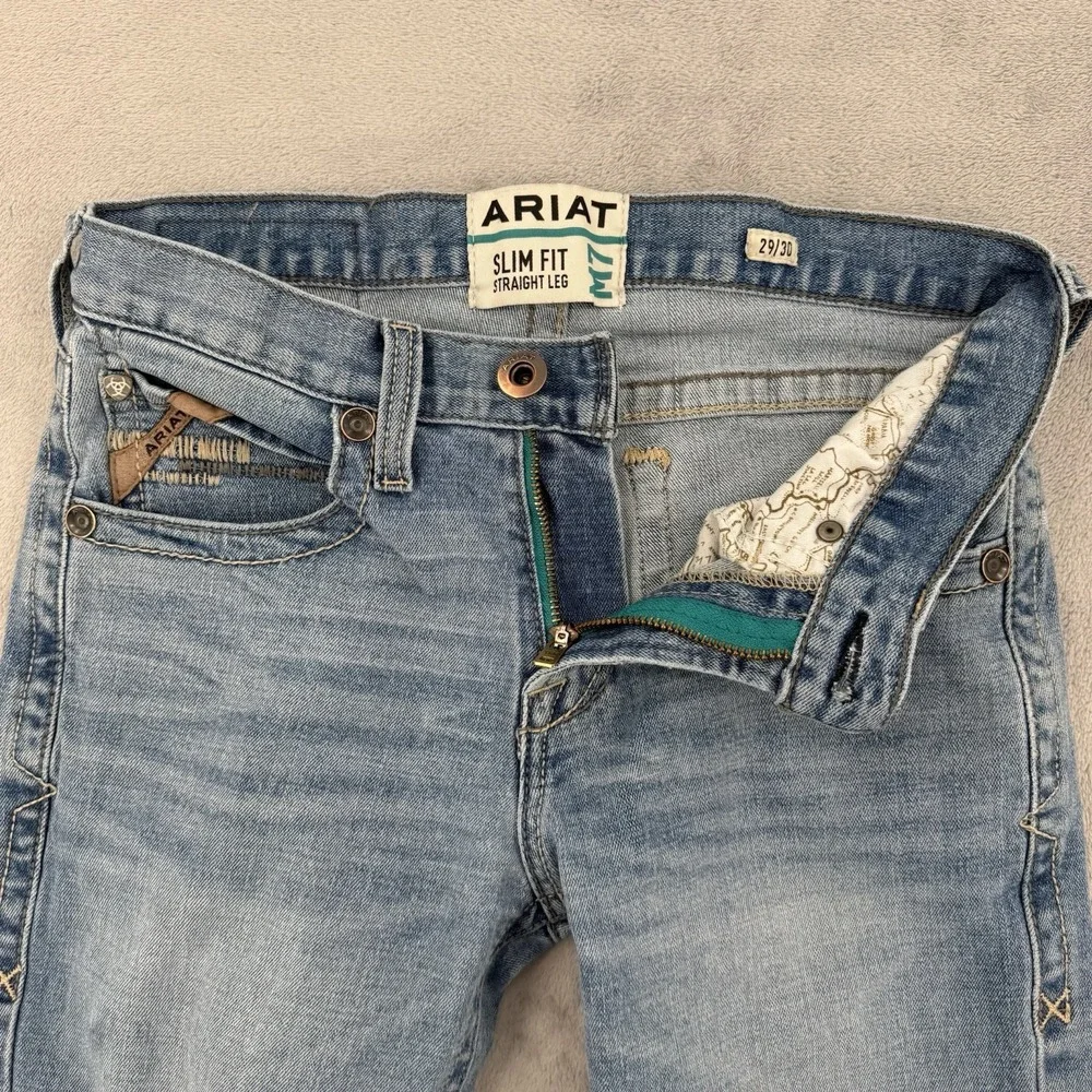 Ariat M7 Jeans Slim Fit Straight Leg Men's Size 29/30 5 Pocket Wear Western